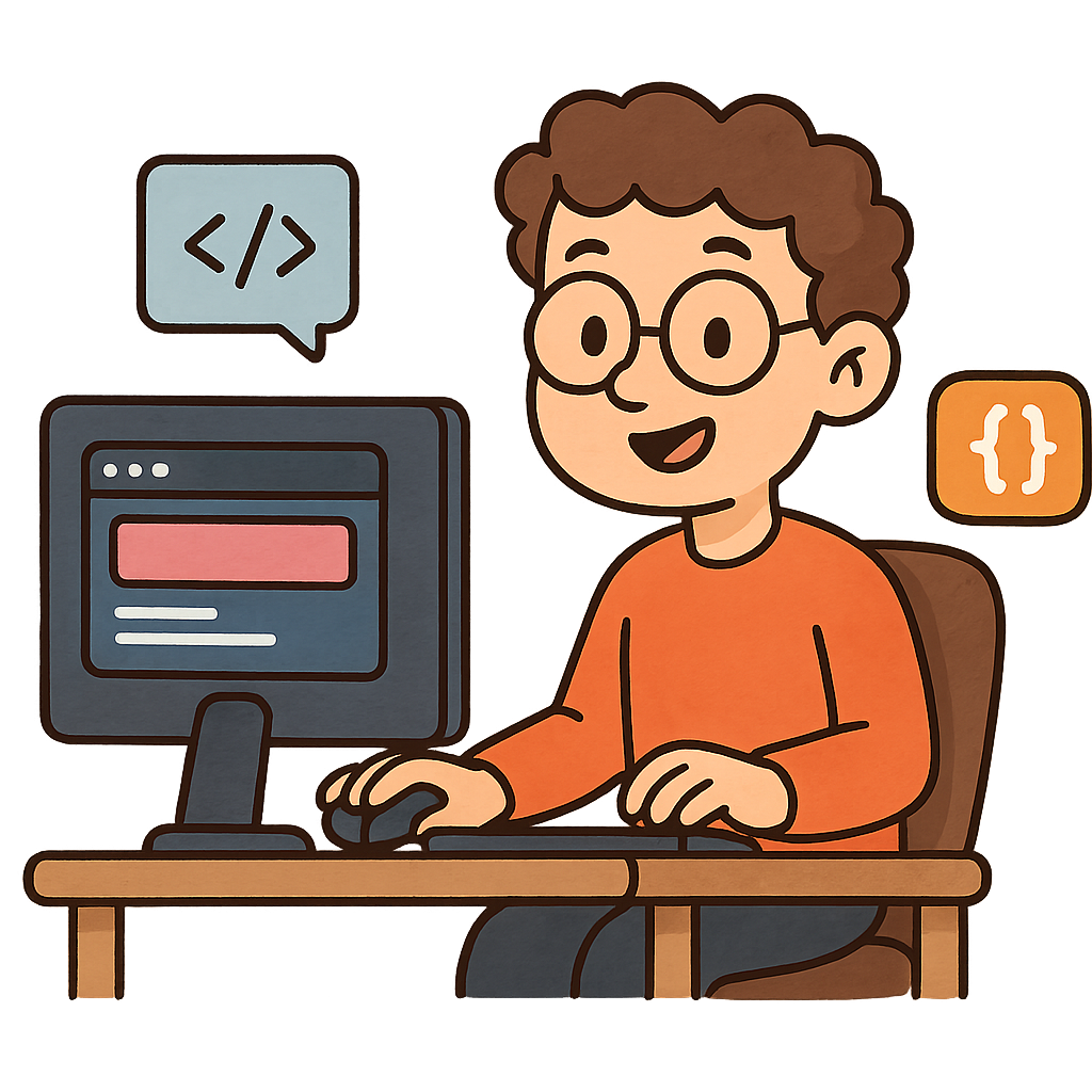 web developer at work web developer at work